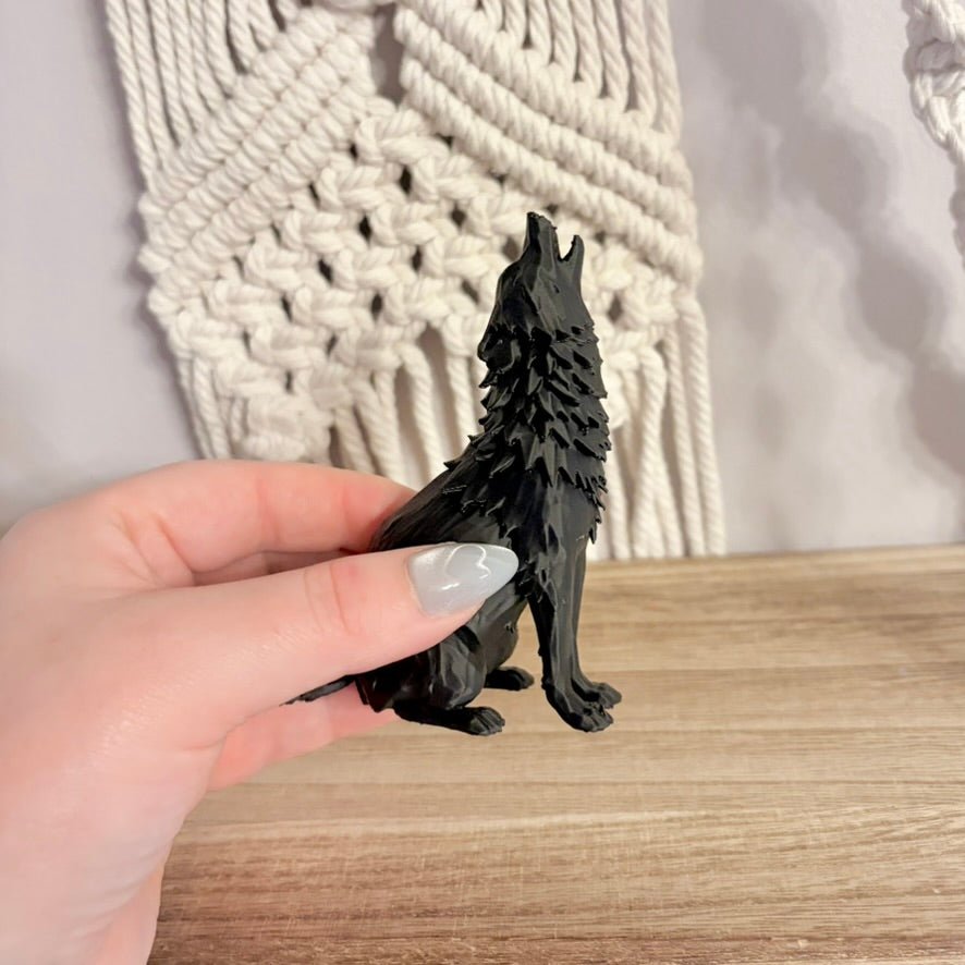 3d Printed Howling Wolf Decor - Awfullynerdy.co