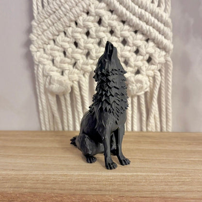 3d Printed Howling Wolf Decor - Awfullynerdy.co