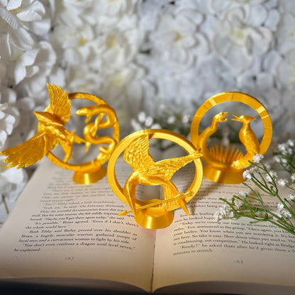 3d Printed Hunger Games Inspired Bookshelf Decor - Awfullynerdy.co