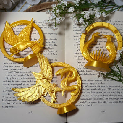 3d Printed Hunger Games Inspired Bookshelf Decor - Awfullynerdy.co