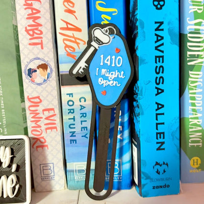 3D Printed I Might Open Hotel Key Paperclip Bookmark | Cute Book Accessory - Awfullynerdy.co
