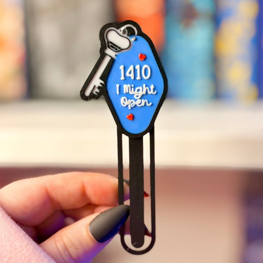 3D Printed I Might Open Hotel Key Paperclip Bookmark | Cute Book Accessory - Awfullynerdy.co