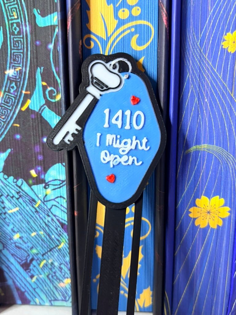 3D Printed I Might Open Hotel Key Paperclip Bookmark | Cute Book Accessory - Awfullynerdy.co