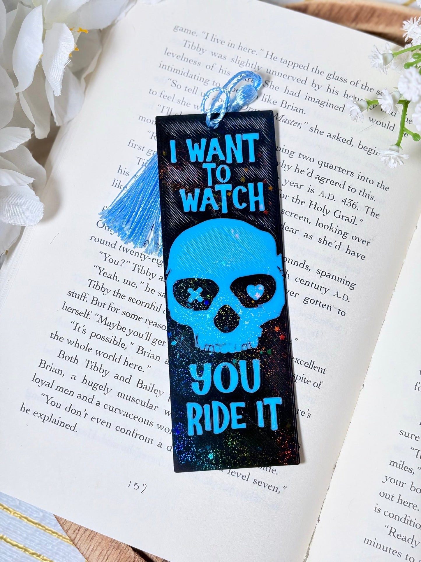3d Printed I Want to Watch You Ride It Sparkle Bookmark - Awfullynerdy.co
