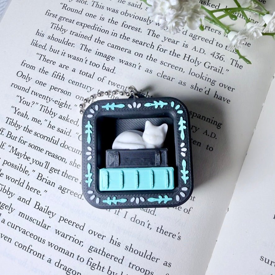 3d Printed Mini Bookshelf Fidget Clicker - Awfullynerdy.co