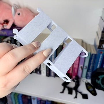 3D Printed Mini TBR Cart | Book Lover Shelf Decor | Tiny Book Cart | Reading Tracker Decor | Bookish Gift - Awfullynerdy.co