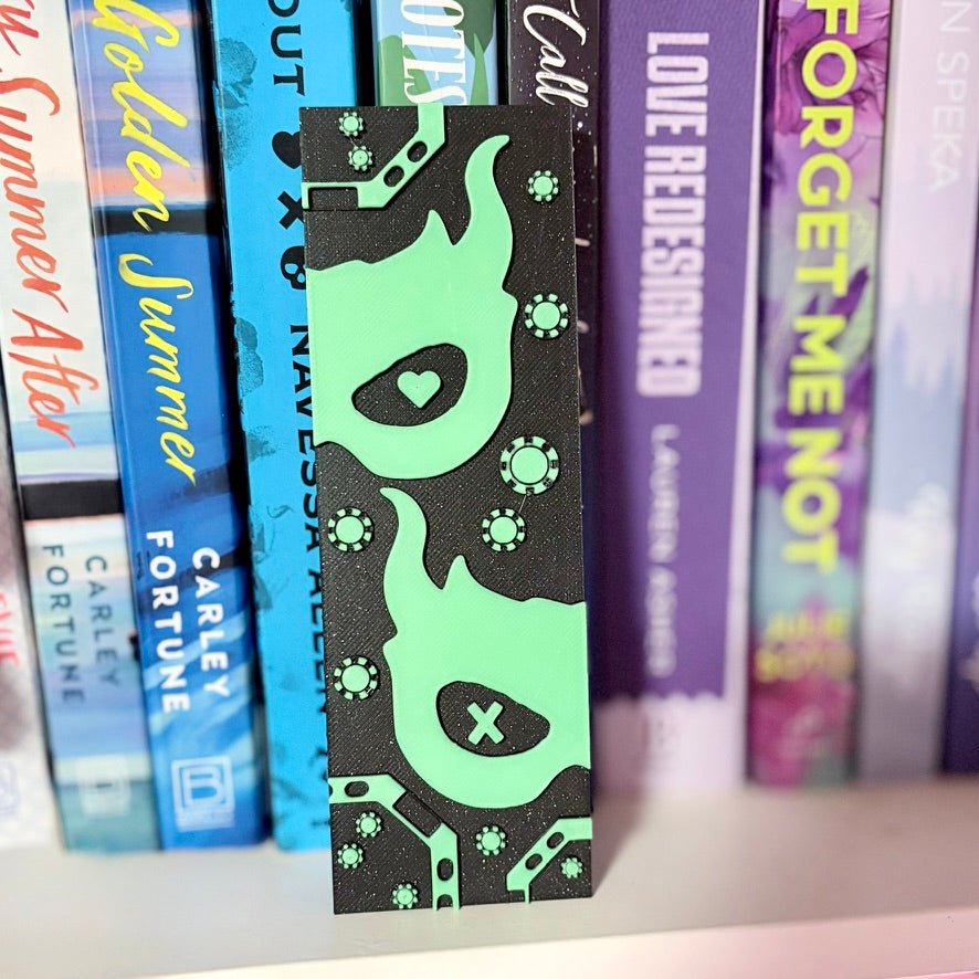 3d Printed Poker Inspired Bookmark - Awfullynerdy.co