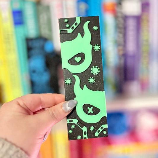 3d Printed Poker Inspired Bookmark - Awfullynerdy.co