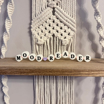 3d Printed Shelf Friendship Bracelet Sign - "Mood Reader" - Awfullynerdy.co