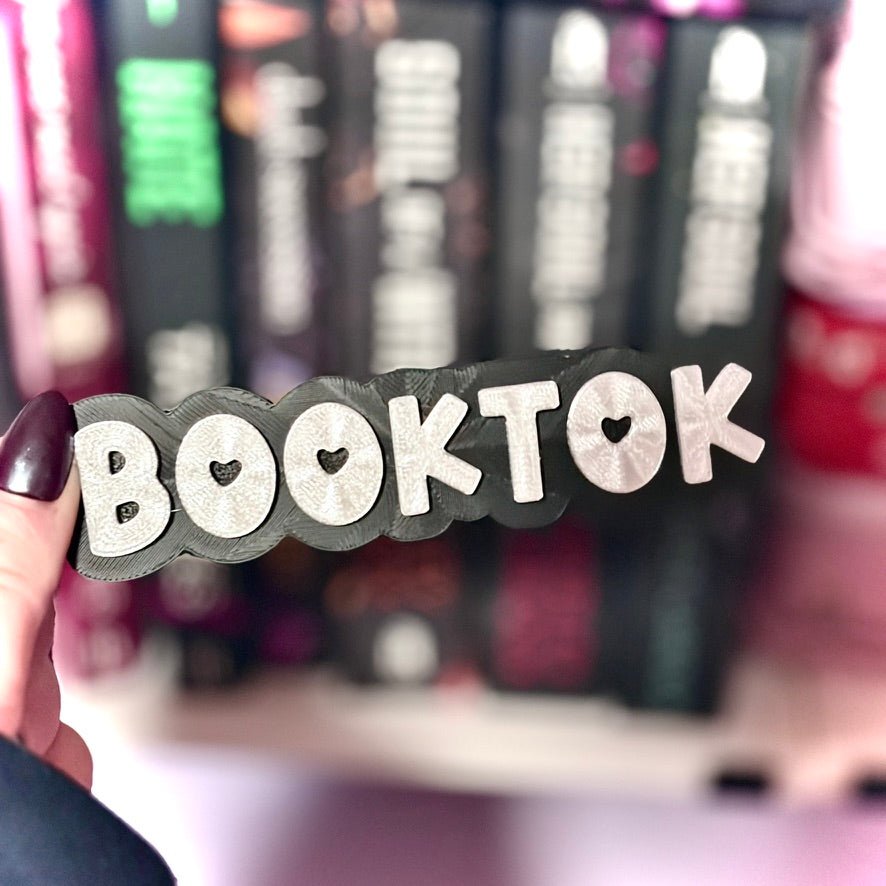 3d Printed Shelf Sign - "BOOKTOK" - Awfullynerdy.co
