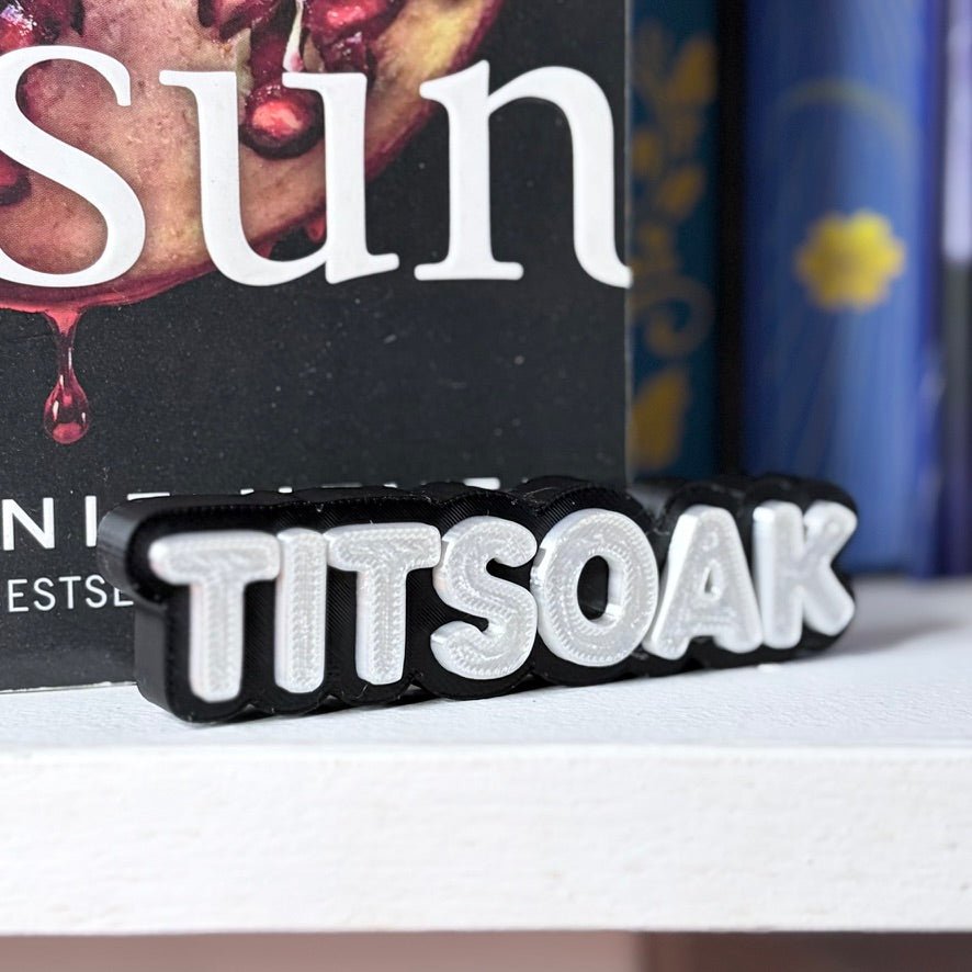 3d Printed Shelf Sign - Twilight Inspired - Awfullynerdy.co