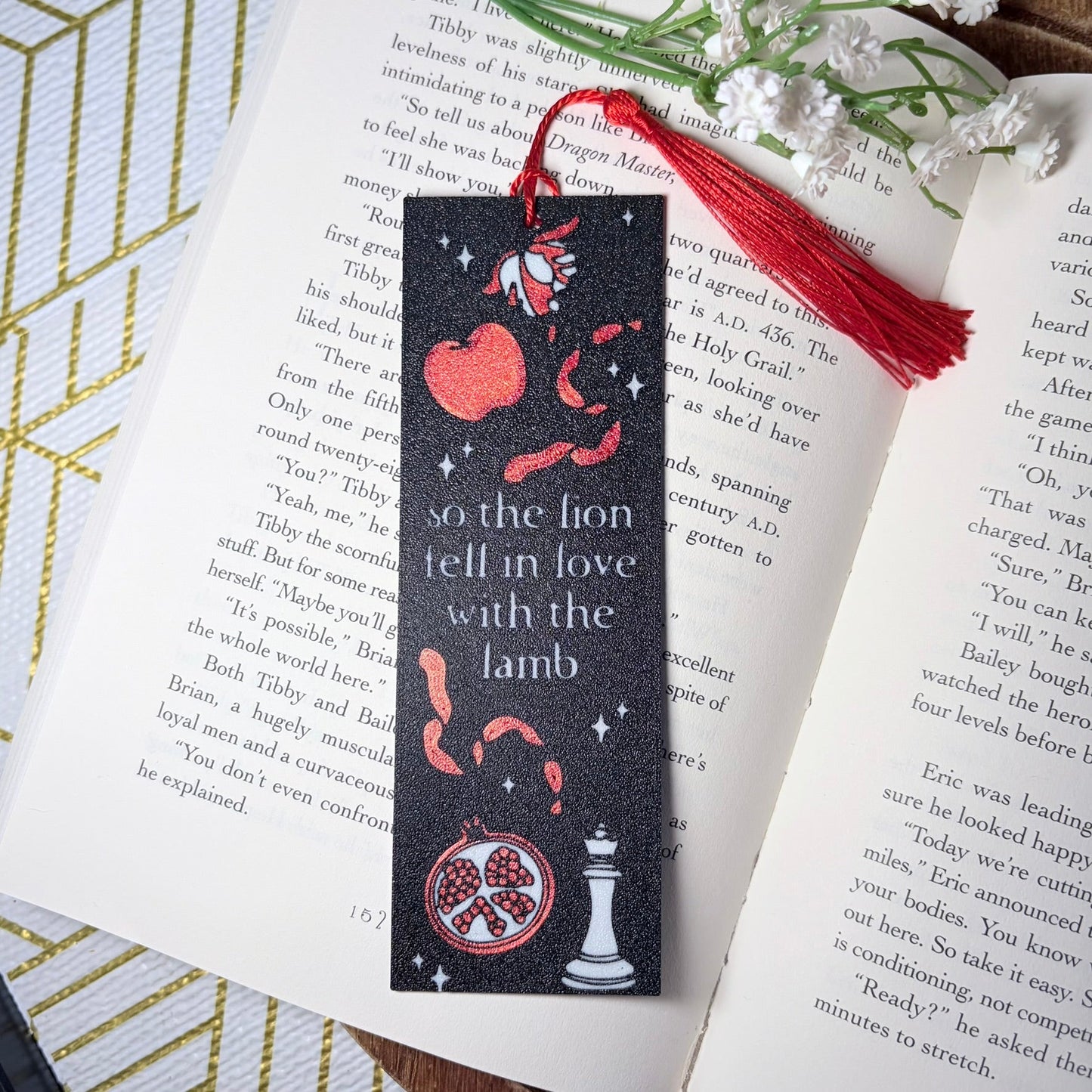3d Printed so the lion fell in love with the lamb Bookmark - Awfullynerdy.co