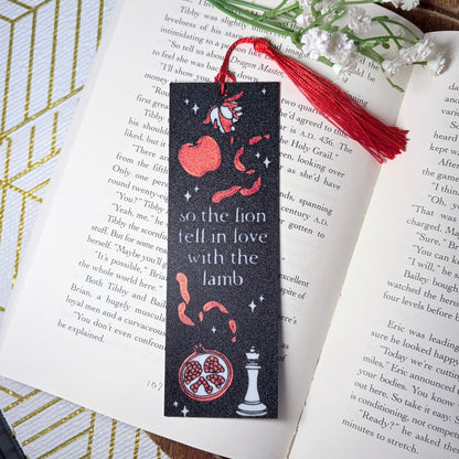 3d Printed so the lion fell in love with the lamb Bookmark - Awfullynerdy.co