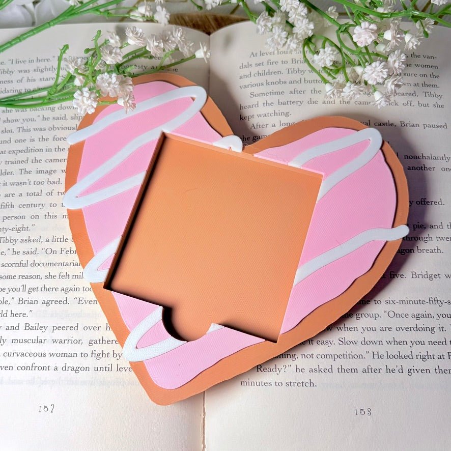 3D Printed Sugar Cookie Post - It Note Holder | Desk Accessory | Cute Office Decor | 4x4 Post - It Organizer - Awfullynerdy.co