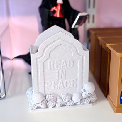 3D Printed Tombstone Bookmark Holder - Awfullynerdy.co