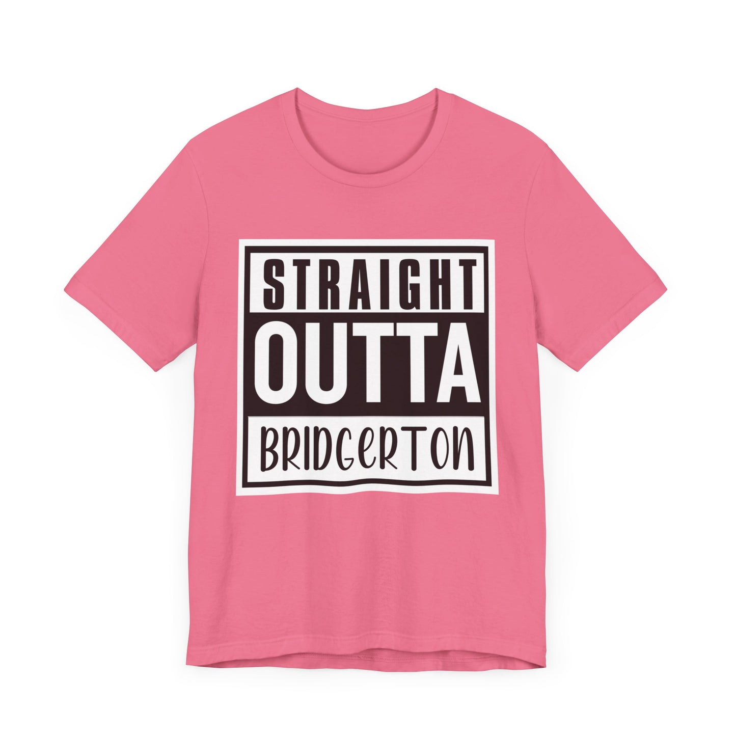 Straight Outta Bridgerton Unisex Jersey Short Sleeve Tee