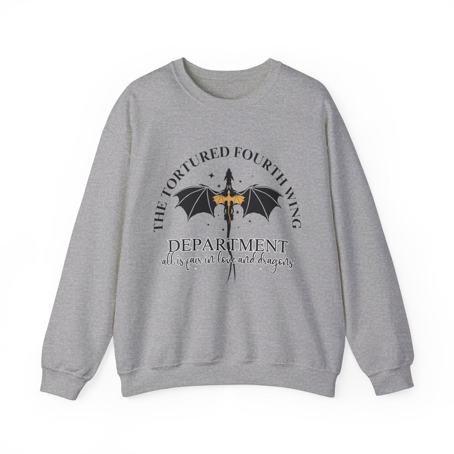 The Tortured Fourth Wing Department Unisex Heavy Blend™ Crewneck Sweatshirt