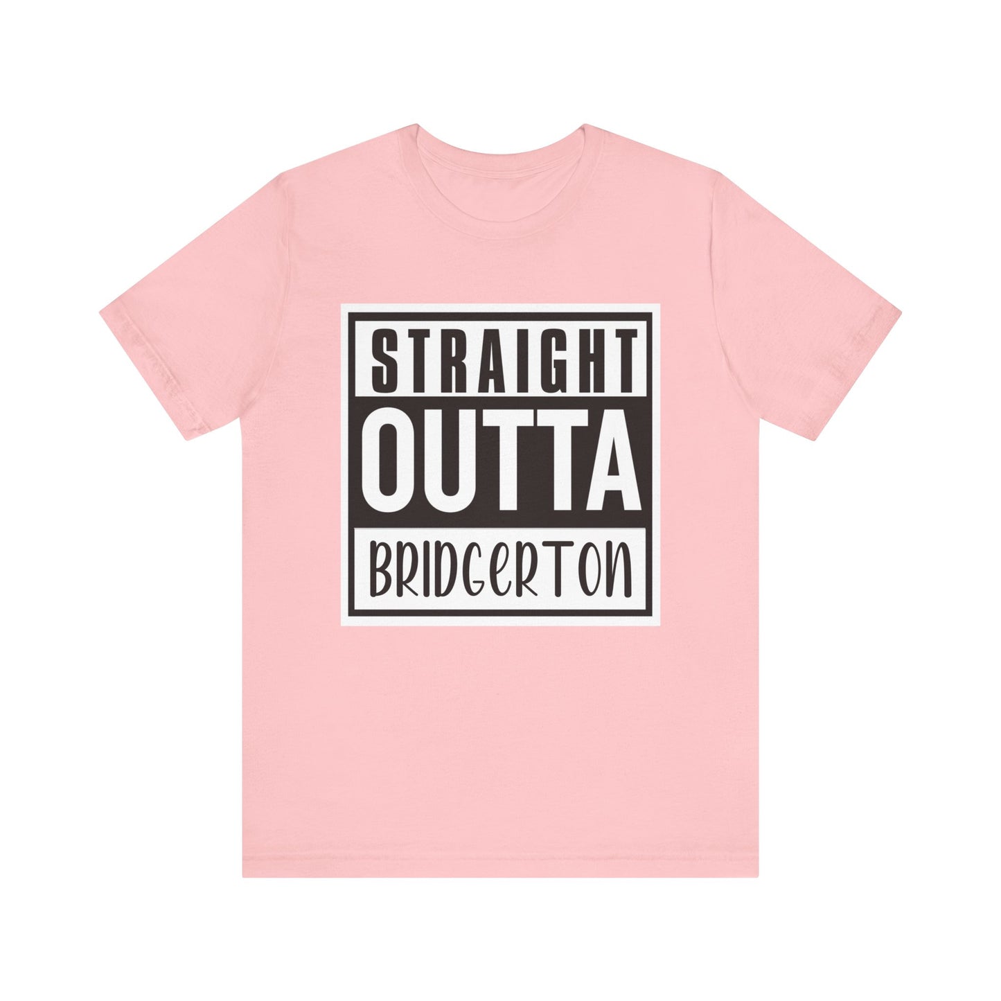 Straight Outta Bridgerton Unisex Jersey Short Sleeve Tee