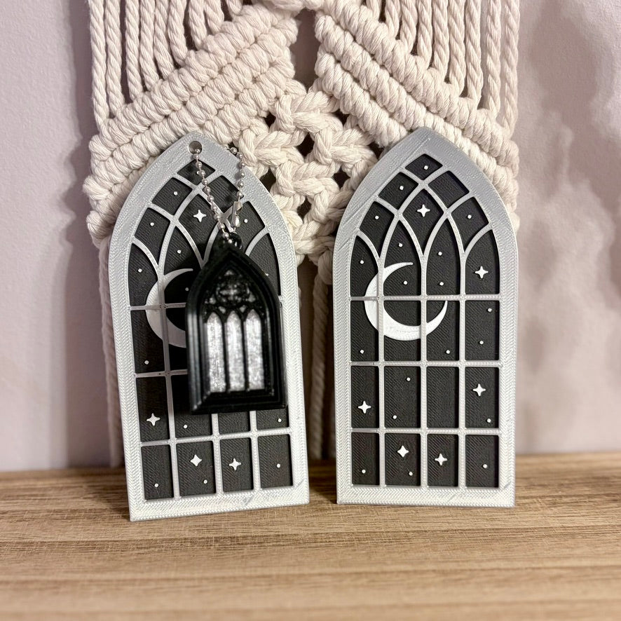 Night Window Bookmark - OPTIONAL Clicker addition