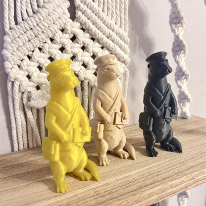 3d Printed Mail Otter Bookshelf Decor