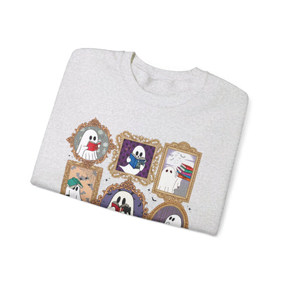 Spooky Season Ghosts Reading SJM Books Romantasy Crewneck Sweatshirt