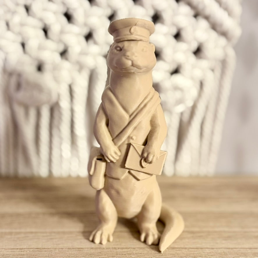 3d Printed Mail Otter Bookshelf Decor