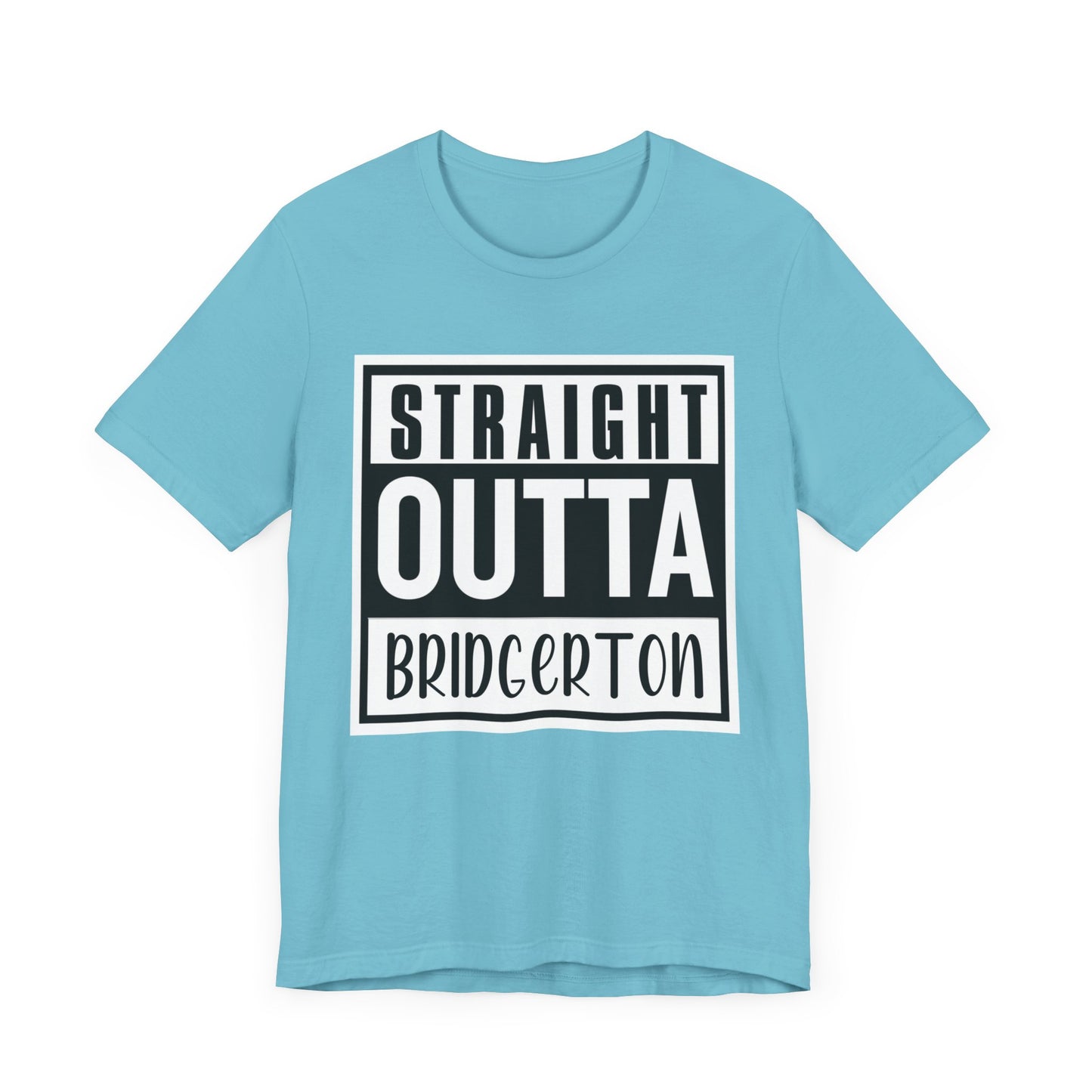 Straight Outta Bridgerton Unisex Jersey Short Sleeve Tee