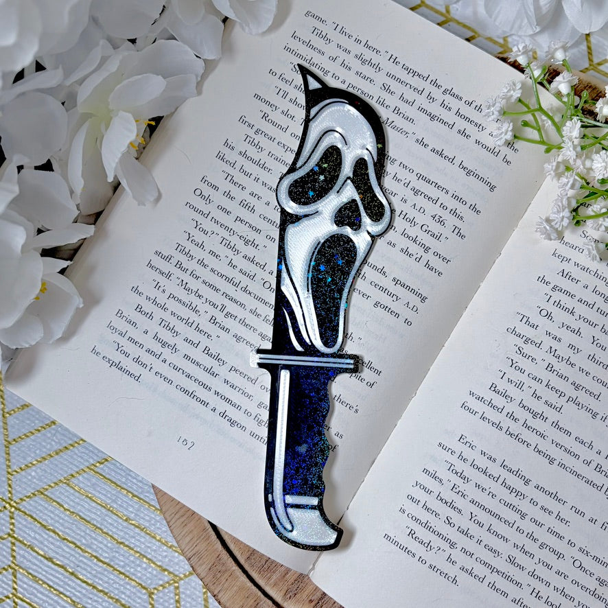 3d Printed Ghost Face Knife Bookmark