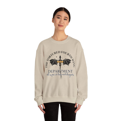 The Tortured Fourth Wing Department Unisex Heavy Blend™ Crewneck Sweatshirt