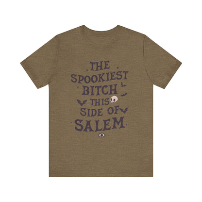 The Spookiest B This Side of Salem Unisex Jersey Short Sleeve Tee - Awfullynerdy.co