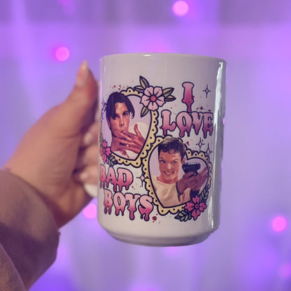 I Love Bad Boys Scream Inspired Sublimated Mug