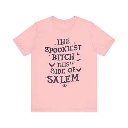 The Spookiest B This Side of Salem Unisex Jersey Short Sleeve Tee - Awfullynerdy.co