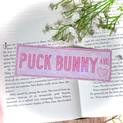 Puck Bunny Ave Bookmark