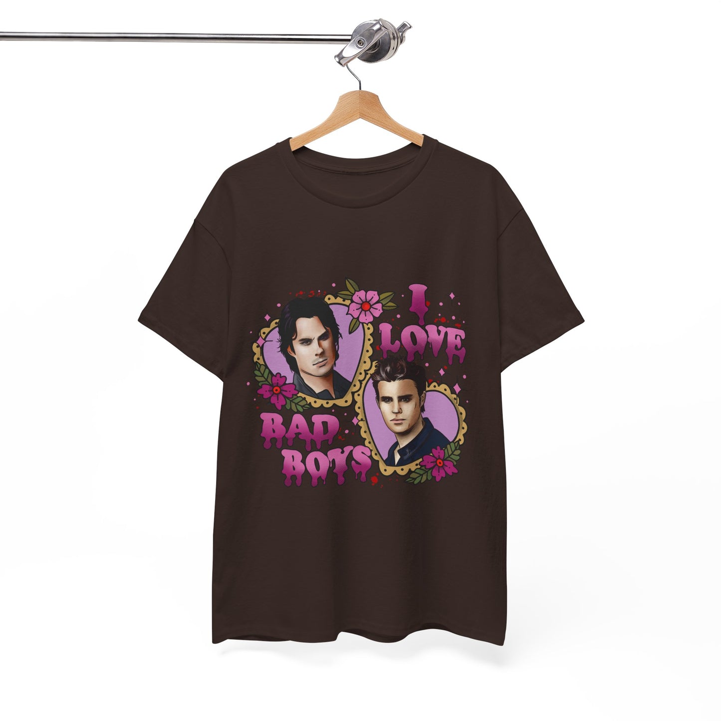 Graphic Tee — "I Love Bad Boys" TVD T-Shirt