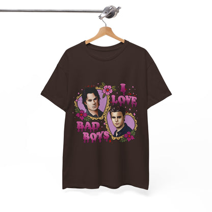Graphic Tee — "I Love Bad Boys" TVD T-Shirt