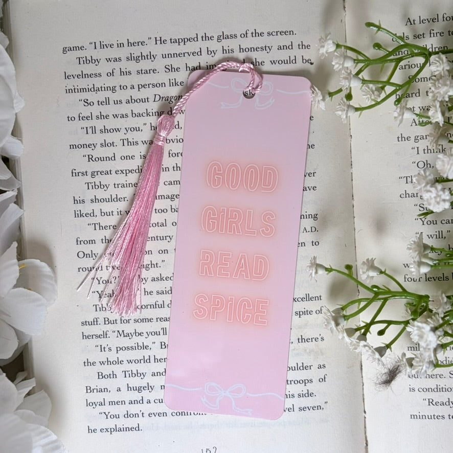 Good Girls Read Spice Metal Bookmark