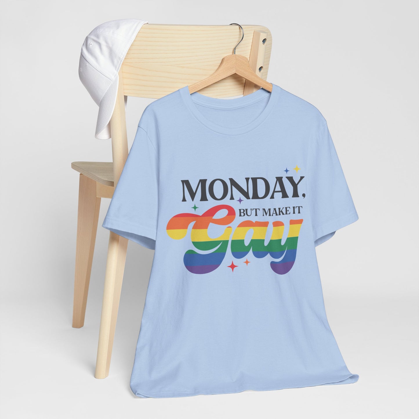 Monday but Make it Gay Unisex Jersey Short Sleeve Tee - Awfullynerdy.co