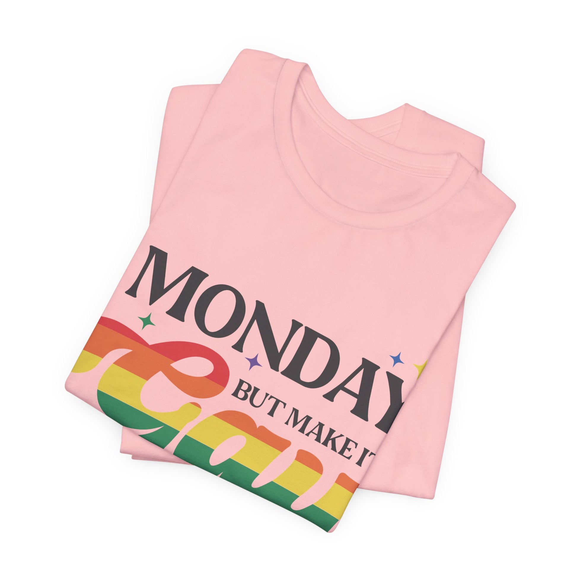 Monday but Make it Gay Unisex Jersey Short Sleeve Tee - Awfullynerdy.co