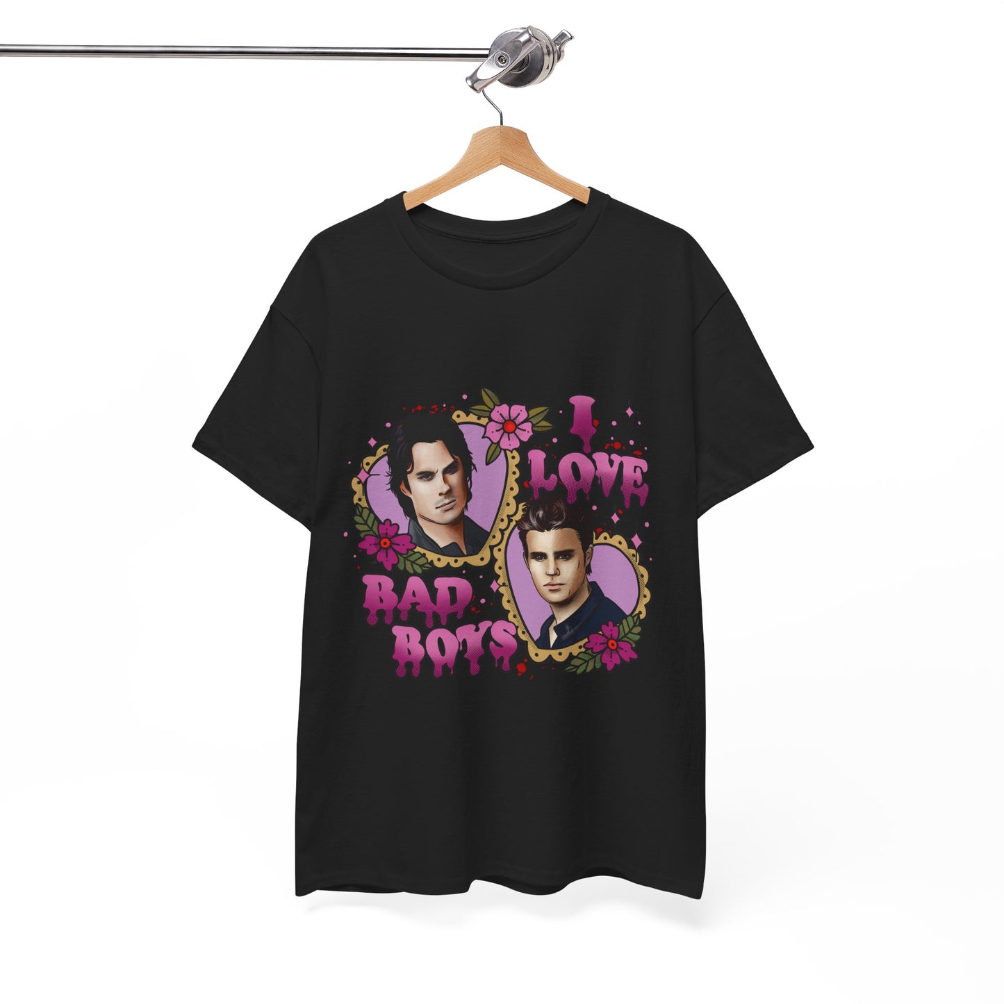 Graphic Tee — "I Love Bad Boys" TVD T-Shirt