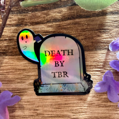 Death By TBR Holographic 2-inch Sticker