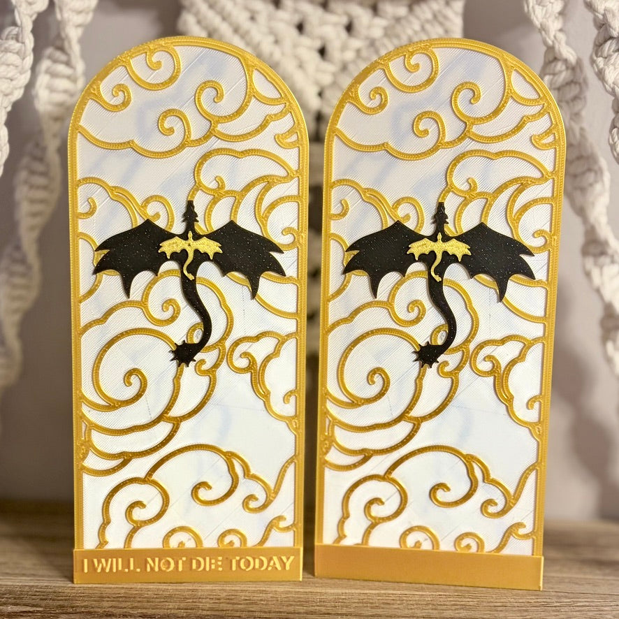 Two Dragons Lightening Inspired Tealight Book Nook