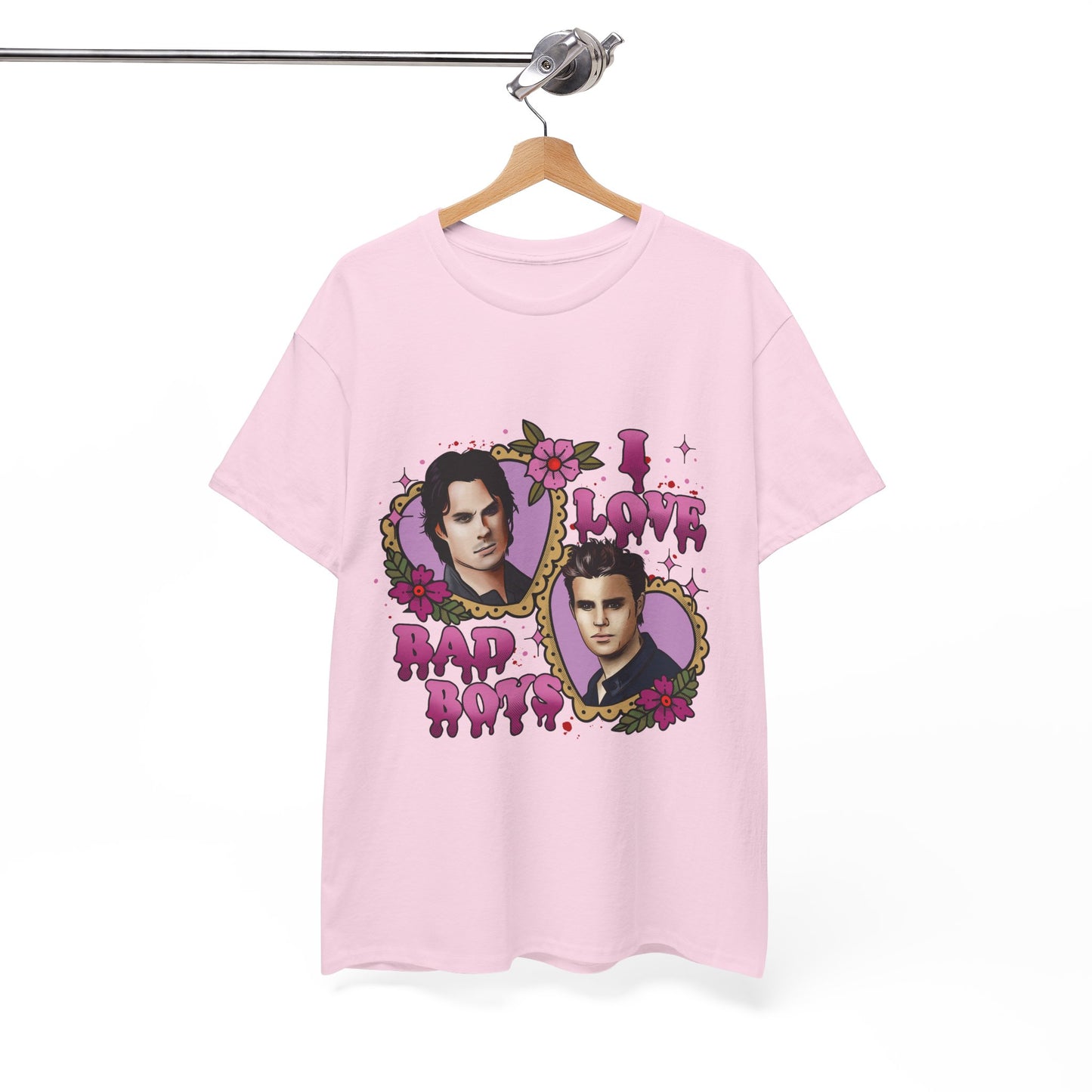 Graphic Tee — "I Love Bad Boys" TVD T-Shirt