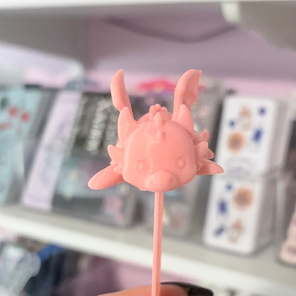 3D Printed Glow-in-the-Dark Chibi Dragon Bookmark | Cute Book Accessory