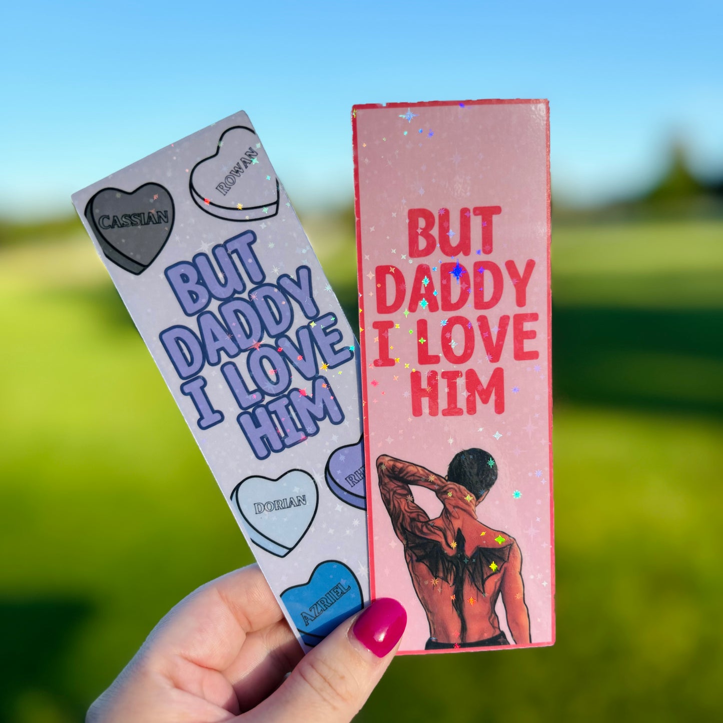 Xaden But Daddy I Love Him Card Stock Bookmark