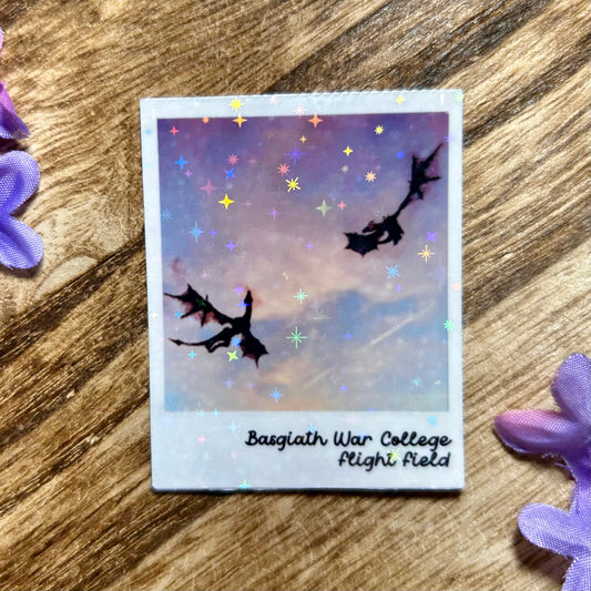 BWC Fourth Wing Dragons Photo Sticker