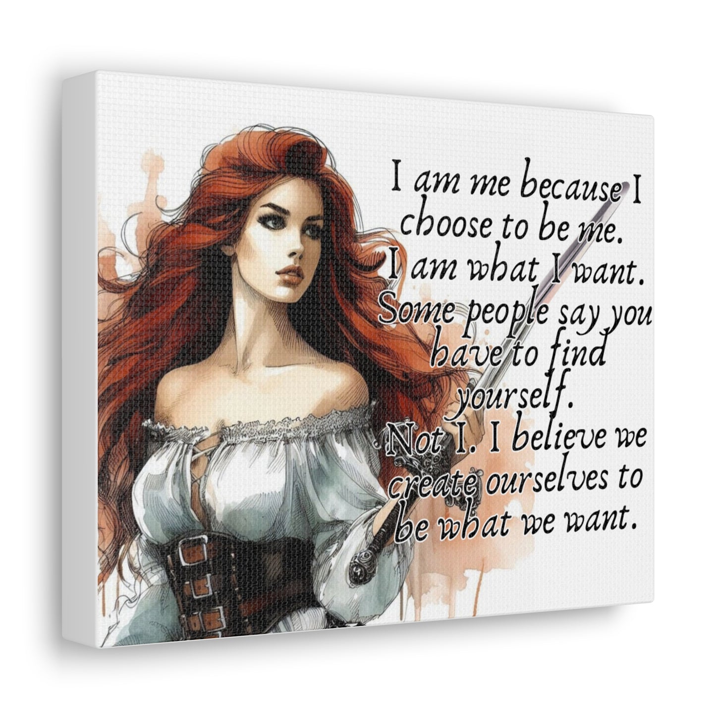 Daughter of the Pirate Long Canvas Gallery Wrap