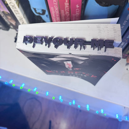 3D Printed Devor Me Words Bookmark | Cute Book Accessory