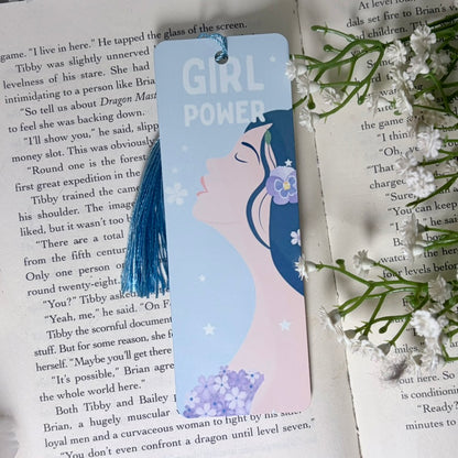 Girl Power Metal Bookmark