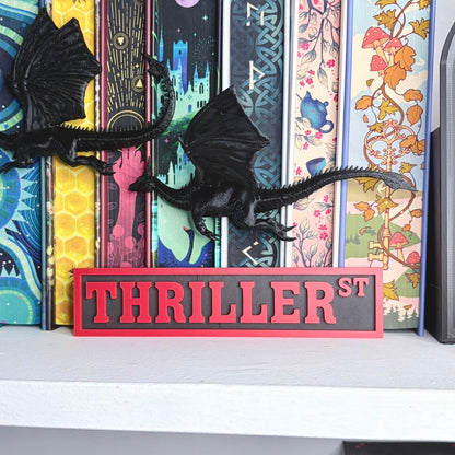 3D Printed Thriller St Shelf Sign