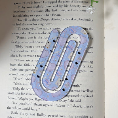 Regency Era Feather Pen and Paper Jumbo Acrylic Paperclip Sublimated Bookmark – Bookish Page Holder